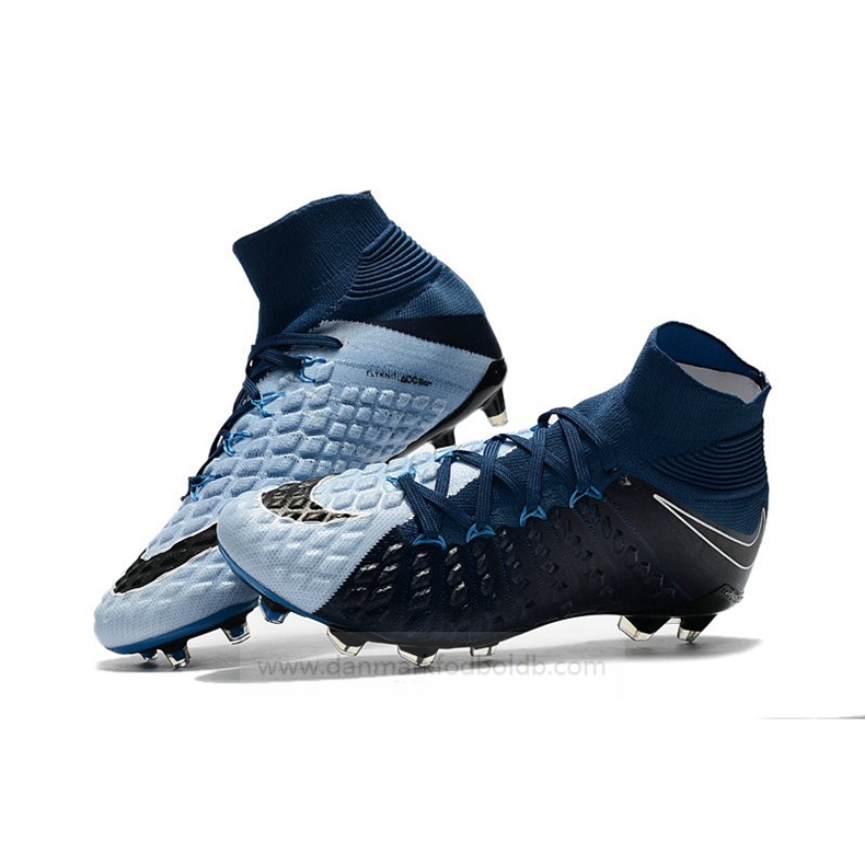 Nike Phantom Hypervenom 3 Elite Df FG Fodboldstøvler Herre – Svart Hvid